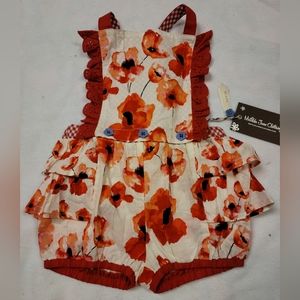 Matilda jane Sabine red floral Poppy bubble